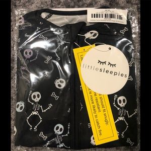 Little Sleepies Halloween Skeleton Dance Zippy